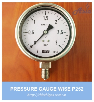 ĐỒNG HỒ ĐO ÁP SUẤT GAS P252 WISE
