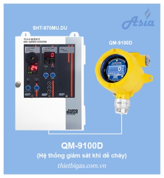 CẢM BIẾN GIÁM SÁT KHÍ DỄ CHÁY CÓ MÀN HÌNH QM-9100D
