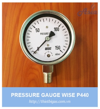 ĐỒNG HỒ ĐO ÁP SUẤT GAS P440 WISE