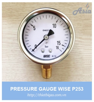 ĐỒNG HỒ ĐO ÁP SUẤT GAS P253 WISE
