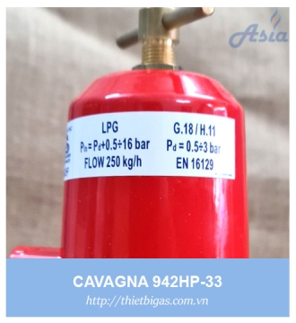 VAN ĐIỀU ÁP GAS CAVAGNA 942HP-33 250KG/H