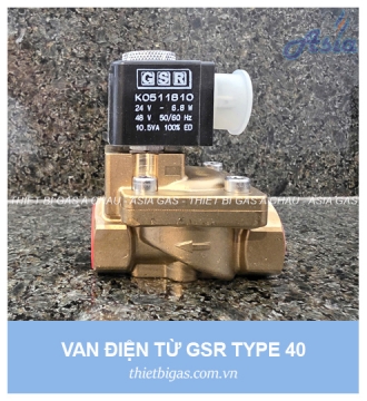 VAN ĐIỆN TỪ GSR TYPE 40, 24V, NC, DN8-DN25