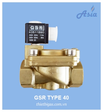 VAN ĐIỆN TỪ GSR TYPE 40, 230V, NC, DN8-DN25