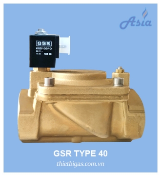 VAN ĐIỆN TỪ GSR TYPE 40, 24V, NC, DN32-DN50