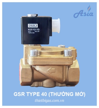VAN ĐIỆN TỪ GSR TYPE 40, 24V, NO, DN15-DN25